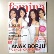 Majalah Femina 3 April 2008 - Cover Alumni Wajah Femina. Duma Riris
