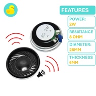 2W 8R 8 Ohm Circular Speaker Buzzer
