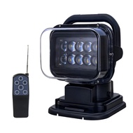 50W LED Remote Control Searchlight Outdoor Work Light Marine Search Light Car Remote Control LED Spo