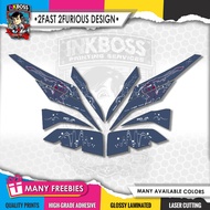 MIO i 125 M3 DECALS (2FAST 2FURIOUS DESIGN)STICKER DECALS By INKBOSS