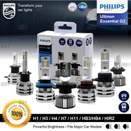 【TokTik Hot Style】 ☚Philips Ultinon Essential LED G2 H1 H4 H7 HB3 4 HIR2 H8 H9 H11 H16 H3 Headlight Bulb Fog Head Lamp L