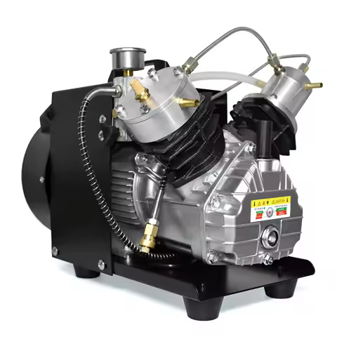 TUXING TXEDM041 300Bar PCP Air Compressor 4500Psi Diving Portable High Pressure Compressor for PCP P