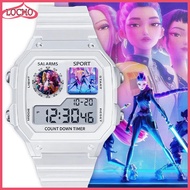 【Gift box】K-Pop Film Theme Electronic Watch Kpop Demon Hunters Waterproof Watch Digital Watch Sports