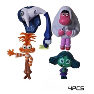 10pcs/Set Inside Out 2 Action Figure Toy Cartoon Movie Joy Anxiety Anger Sadness Disgust Fear Model