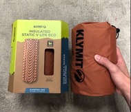 全新 2024 新款 💕 klymit Insulated Static V™ Lite ECO Sleeping Pad 露營保溫充氣墊  camping mattress mat camping 