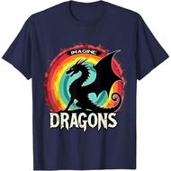 Shirt Imagine Dragons Fantasy Dragon T-Shirt Cotton Combed 24s: Comfortable, Stylish, and Premium Qu