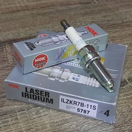 Spark Plug NGK LASER IRIDIUM ILZKR7B-11S 5787 (4 Heads) Made in Japan