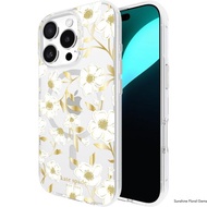 KATE SPADE iPhone 16 ProMAX Case - Compatible with MagSafe - Designer Phone Case-Sunshine Floral
