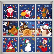 Christmas DECAL STICKER INHALING STATIC ELECTRIC STICKER WITHOUT GLUE