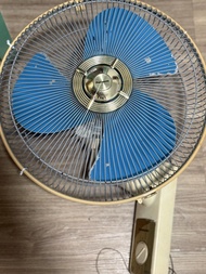 Panasonic 樂聲牌 復古藍葉掛牆風扇