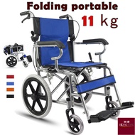 Foldable Wheelchair For Push Self-Propelled Lightweight Portable Easy trolley Wheelchair