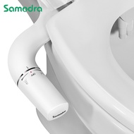 SAMODRA Ultra-Slim Bidet Minimalist Bidet สำหรับห้องน้ำพร้อมหัวฉีดคู่ที่ไม่ใช่ไฟฟ้า (ล้างด้านหน้าและ
