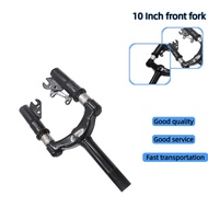 Front fork shock absorber hydraulic suspension fork reduces vibration 10 inch electric scooter front