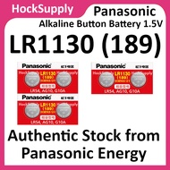 [6pcs] Panasonic LR1130 189 AG10 LR54 389 Battery Alkaline Battery 1.5V [Authentic][FAST SHIP OUT]