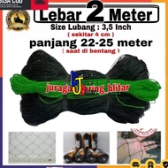 Dijamin Asli jaring ayam lebar 2 meter x panjang 25 meter / waring /ja