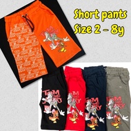 Short pants kid size 2T hingga 8T