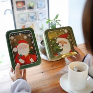 ☃Kotak Hadiah Kotak Timah Krismas Kotak Hadiah Segi Empat Persegi Filem Kotak Timah Baking Cookie Box Kotak Hadiah