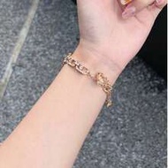 Women's Summer Vacation Style, Rhinestone Hollow Metal Chain Watch Band, Suitable For Mi Band 8 Pro/