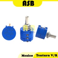 TENTURN Variable Resistor MEXICO 3590 ( O ) ( 500E / 1K / 2K / 5K / 10K / 20K / 50K / 100K )