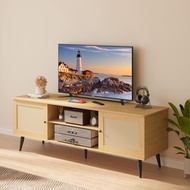 TV Cabinet Cross-Border Rattan TV Cabinet Board Furniture Factory European American Chinese Style