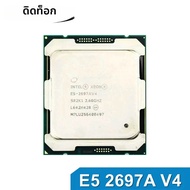 Intel | ซีพียู Intel Xeon E5 2697A V4 2697AV4 ความเร็ว 2.6GHz 16-คอร์ 32-เธรด ซ็อกเก็ต LGA 2011-3