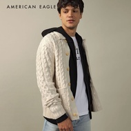 American Eagle Super Soft Cable Knit Cardigan เสื้อ คาร์ดิแกน ผู้ชาย (EMSC 014-1801-207)