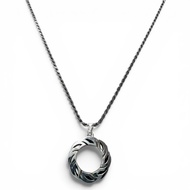 Excellent condition ▼ BOTTEGA VENETA 708319 Tide AG925 Chain Necklace, Silver, Made in Italy, Weight