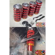 Adjustable Coilover sleeves (Red)
