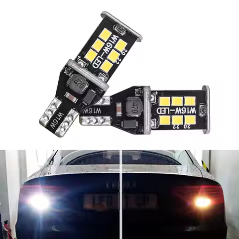 2x Canbus T15 W16W LED Bulbs Reverse Lights Car Light Back Up Rear Lamp For Audi A5 8T B8 FL / B8.5 