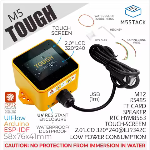 M5Stack Official M5Stack Tough ESP32 IoT Development Board Kit