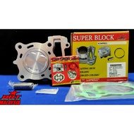 BRT RACING CERAMIC BLOCK KIT [ FORGED PISTON ] 62MM / 65MM Y15 / LC135 [ Y15 BLOCK ]
