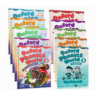 Oxford Phonics World 5 Reading Books + 5 Workbooks Set Educational Toys for Children English Teachin