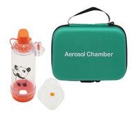 Canack human Aerosol Chamber Silicone Aerosol Inhaler Chamber Nebulization Bottle Asthma Spacer