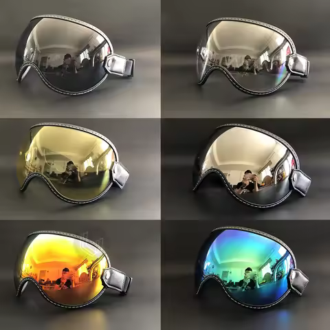 For Bell Moto 3 Motorcycle Helmet Bubble Shield Visor Lens For Shoei Ex-Zero Helmet Goggles Lens Uni