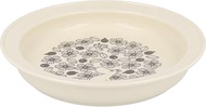Moomin MM7501-320 Curry Plate, Plate, 8.3 inches (21 cm), Large, Easy to Scoop, Moomin, White, Made 