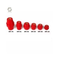 MERAH Red Busbar Holder Isolator SM 25-6 | SM 30-6 | SM 35-8 | SM 40-8 | SM 51-8 | SM 76-10