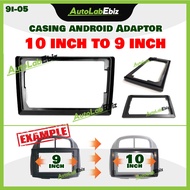 Casing Android Big to Small  10" Inch to 9" Inch  Android Adaptor (9I-05)