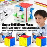 Toys Mass Rubix 4x4 5x5 Cube Educational Cube Mirror 3x3 Rubik's Super