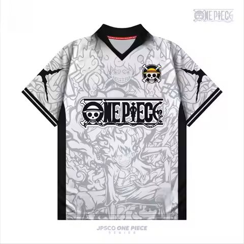 2026 One Piece Luffy Anime T-Shirt Vintage Baseball Jersey Style Men 3D Full Print Y2k Streetwear Ha