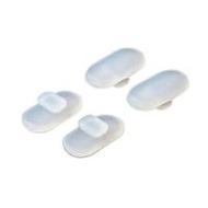 แป้นรองจมูกแว่น G1 แบบกด แกนขวาง อะไหล่แว่นตา อะไหล่แป้น MYKITA แป้นจมูกแว่นตา แพ็ค 2 คู่ (367304-66