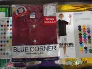 Blue Corner Polo Shirt For Adult Men Maroon