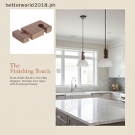[bte] Wood Pendant Light Adjustable Cord Hook for 3mm-10mm Diameter Cable DIY Home Lighting Hanging 