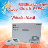 3M Micropore Tape 1/2 1 2 3 ( Inch )