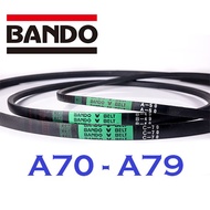 BANDO V-BELT A70- A79 BELT Groove A (12.7 Mm.) V-Groove A70 A71 A72 A73 A74 A75 A76 A77 A78 A79 *All