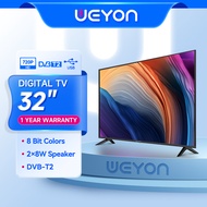 WEYON ทีวี 32 นิ้ว LED tv 21/24 นิ้วทีวี 32 นิ้ว ทีวีดิจิตอลอนาล็อก ทีวีจอแบน โทรทัศน์ถูกๆ tv telev