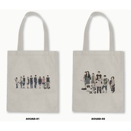 All Of Us Are Dead/ Canvas Zipper Tote Bag