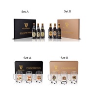 Authentic Guinness miniature bottle & glass [limited editions]