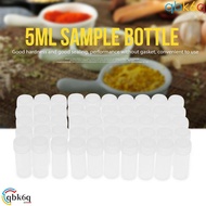 QBK6Q Sample Bottle Pill Storage Plastic Empty Bottles Clear Pill Containers 5ml Test Tube
