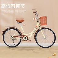 HY💞Folding Bicycle for Boys and Girls Commuter Lightweight Bicycle20/22/24/26Folding Bicycle Youth Student Bike CQ03