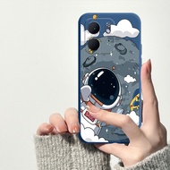 เคส OPPO A5X กรณีขอบตรงนักบินอวกาศการ์ตูน ﻿